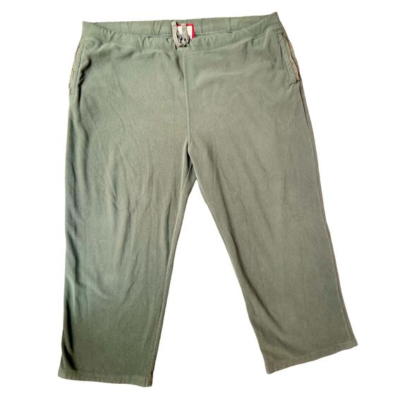 Old Navy Olive Green Fleece Drawstring Straight Leg Sweat Pants Men's XXL - Picture 2 of 8